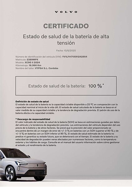 Volvo XC90 2.0 T8 PHEV CORE RECHARGE AWD AT 455 5P 7 Plazas