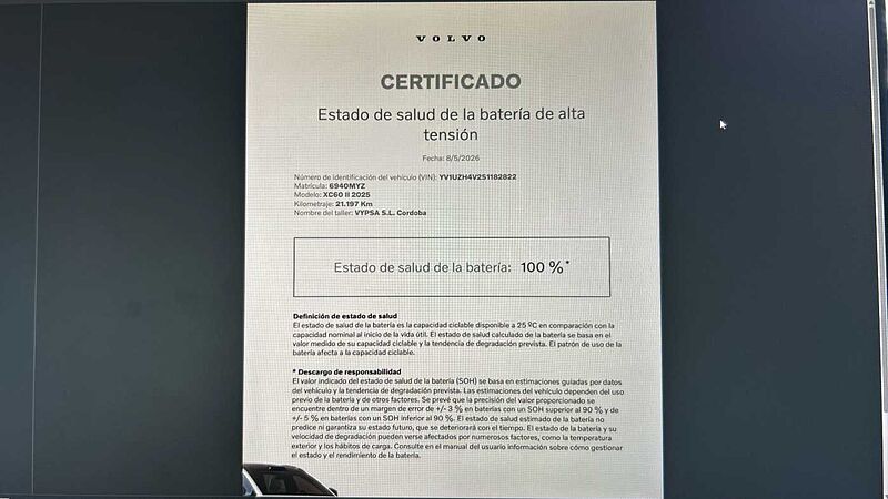 Volvo XC60 2.0 T6 RECHARGE PLUS DARK AUTO 4WD 350 5P